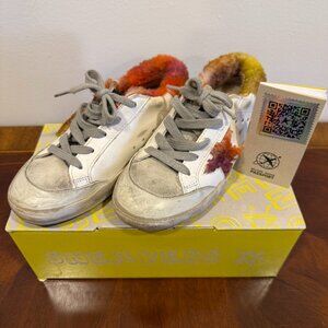Girls Golden Goose 'Super-Star Canvas/Shearling'